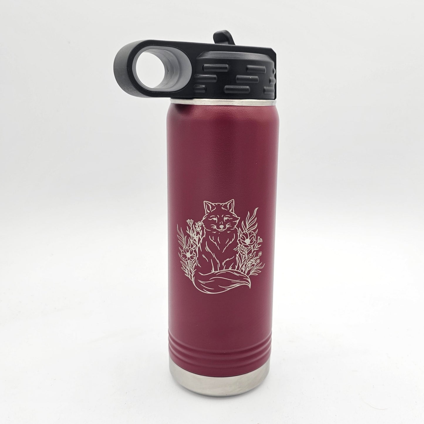 Floral Fox Stainless Steel Water Bottles