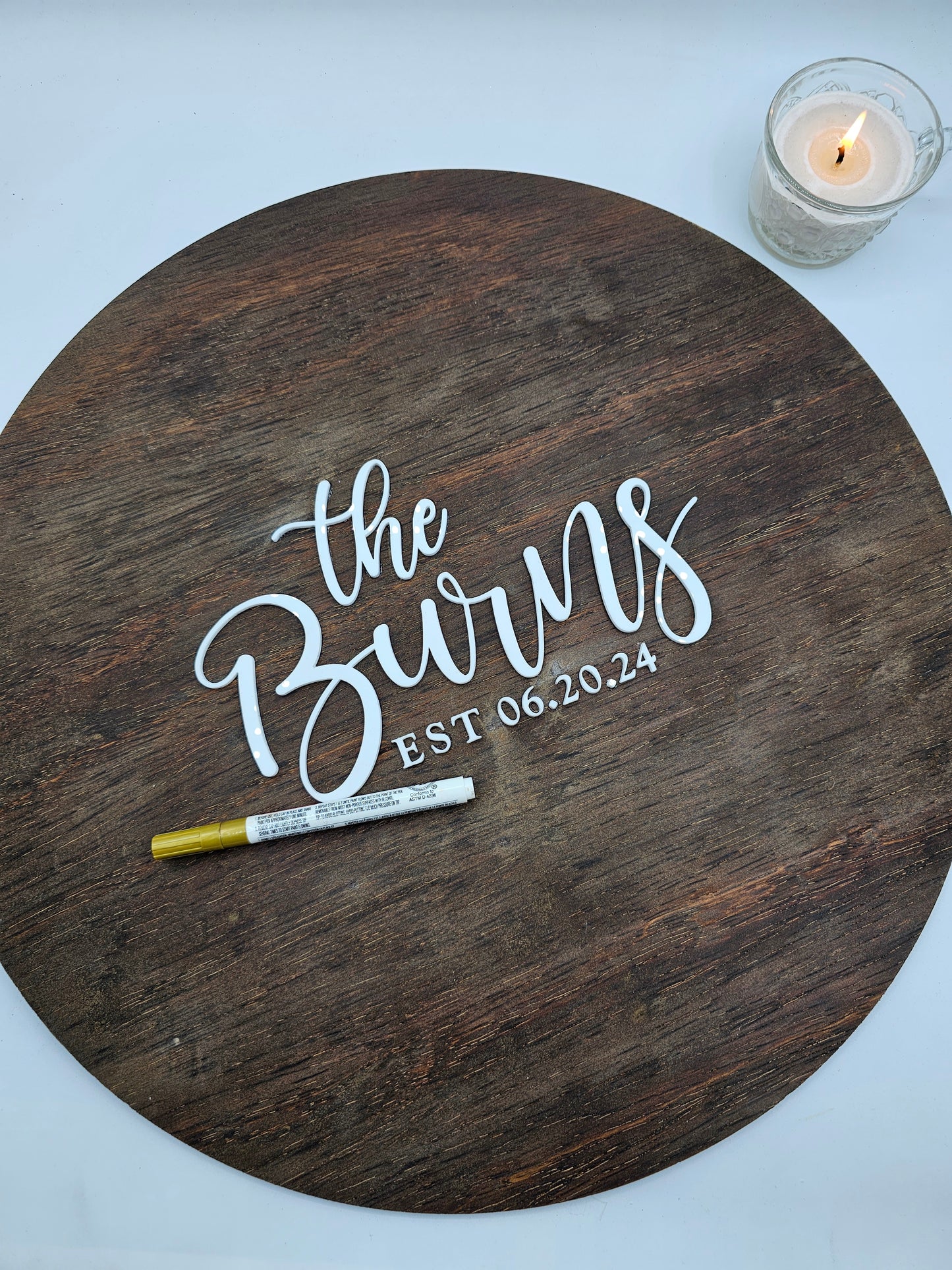 Wooden Guestbook/Keepsake