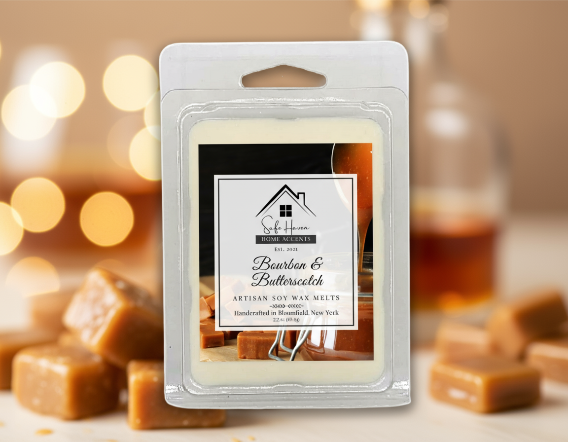 Bourbon & Butterscotch Soy Wax Melts