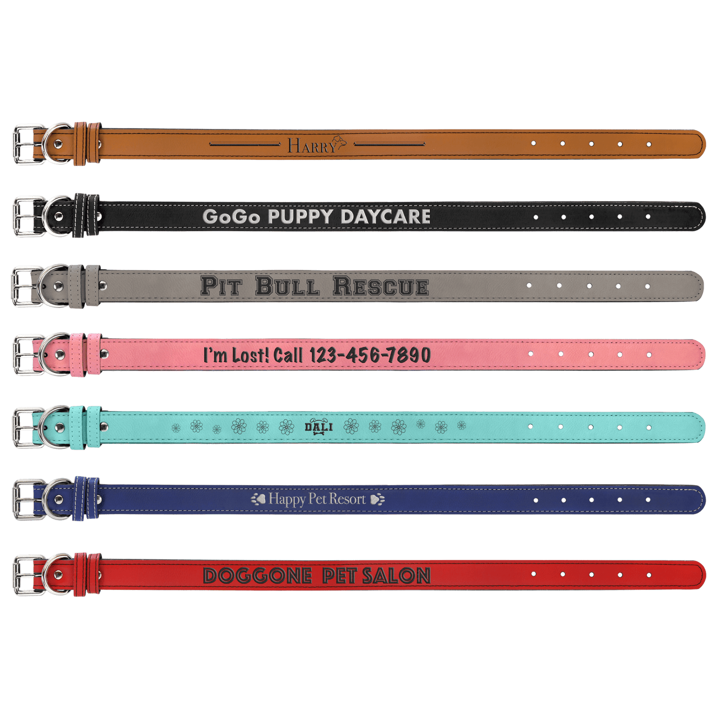 Leatherette Dog Collar