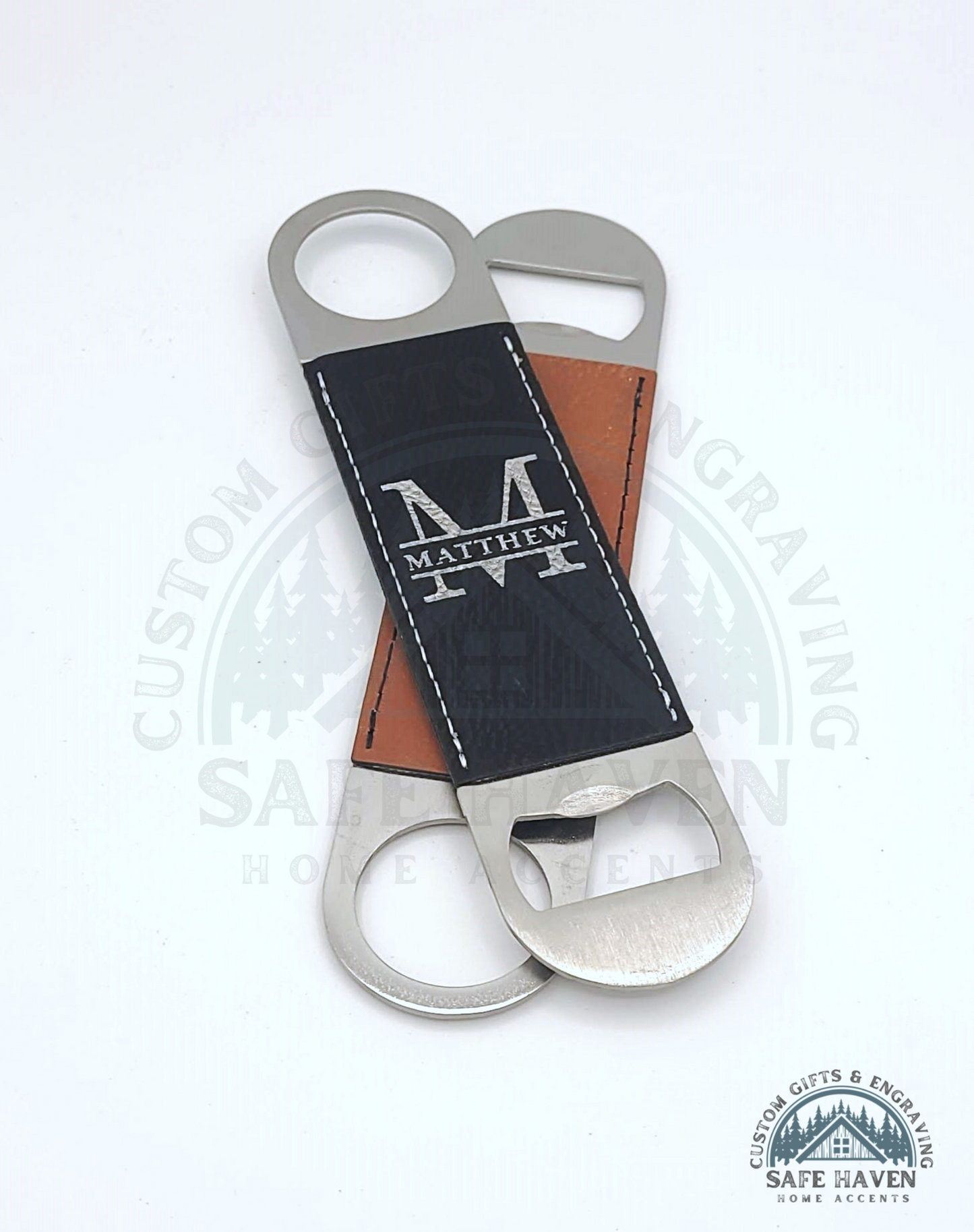 Leatherette Bottle Openers