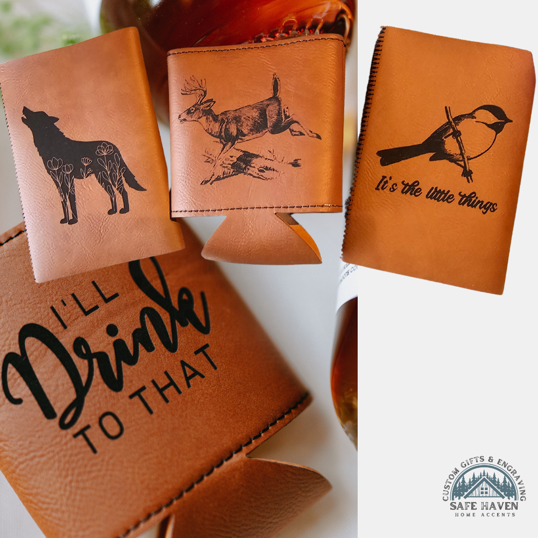 Leatherette Koozies