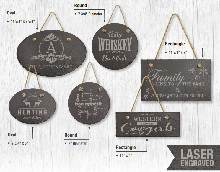 Custom Slate Plaques