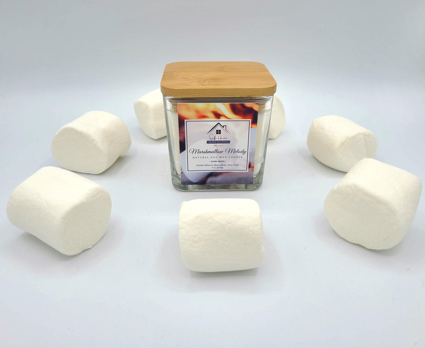 Marshmallow Melody Natural Soy Wax Candle