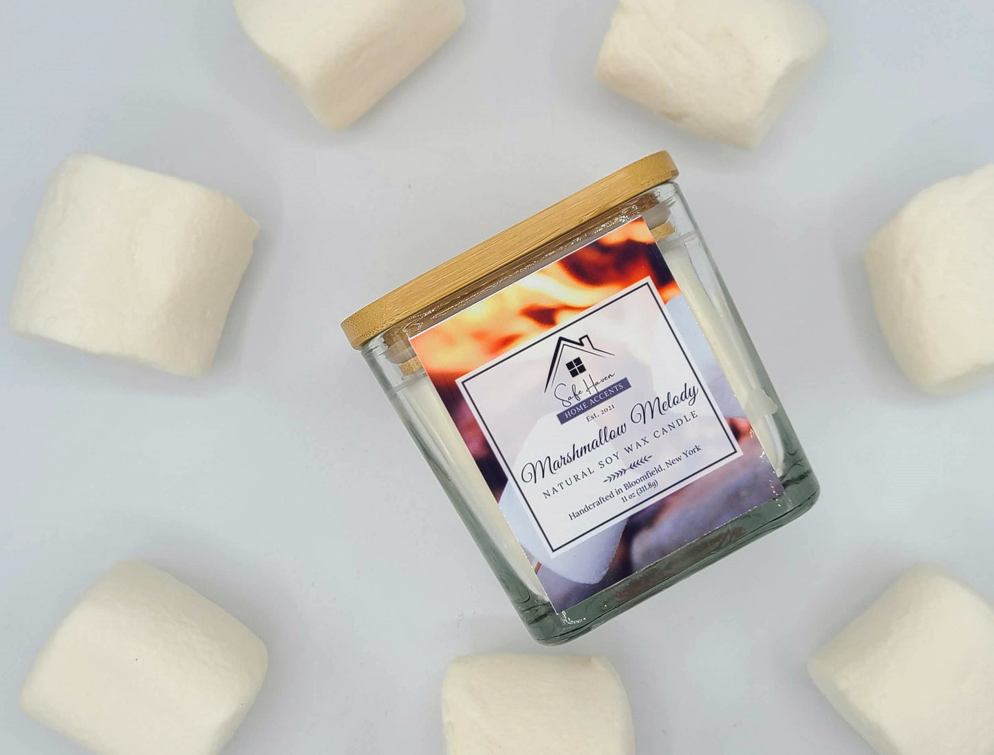 Marshmallow Melody Natural Soy Wax Candle