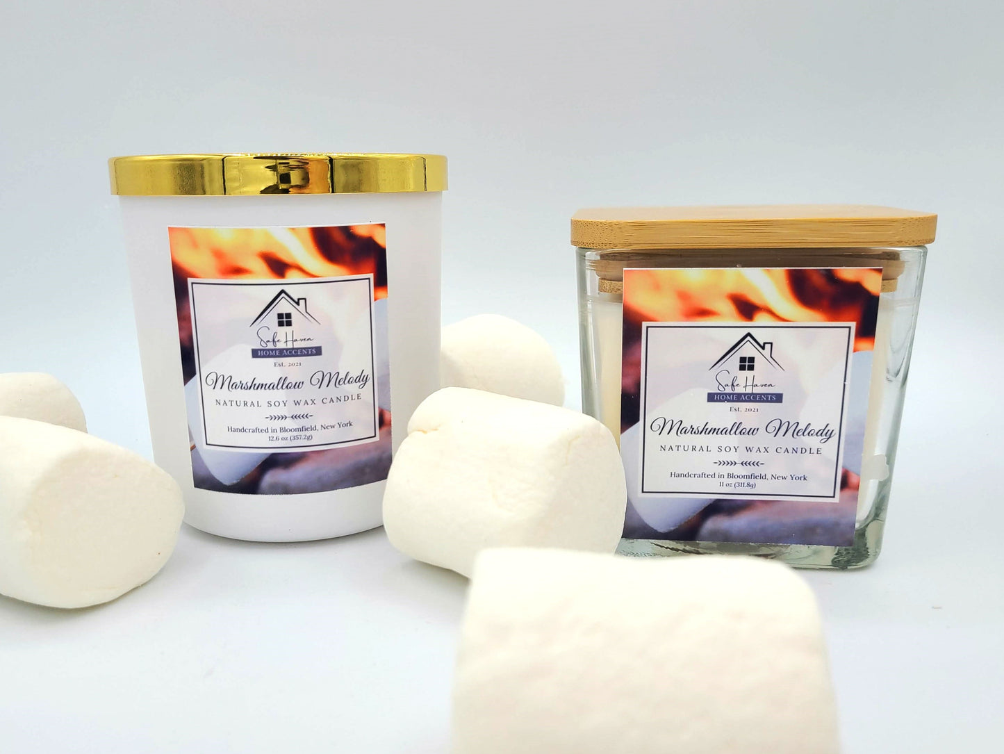 Marshmallow Melody Natural Soy Wax Candle