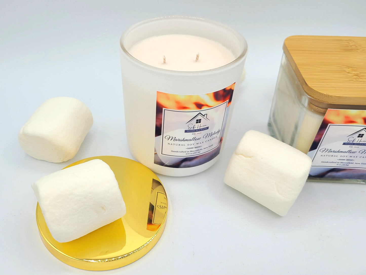 Marshmallow Melody Natural Soy Wax Candle