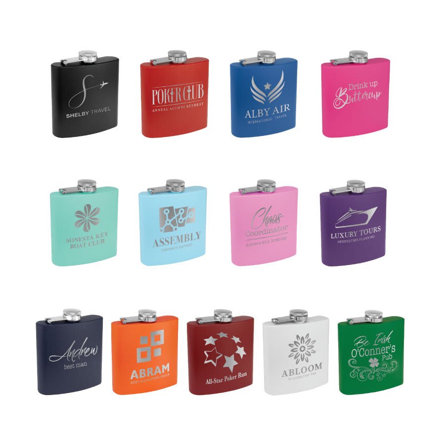 Powder Coated Stainless Steel Flask