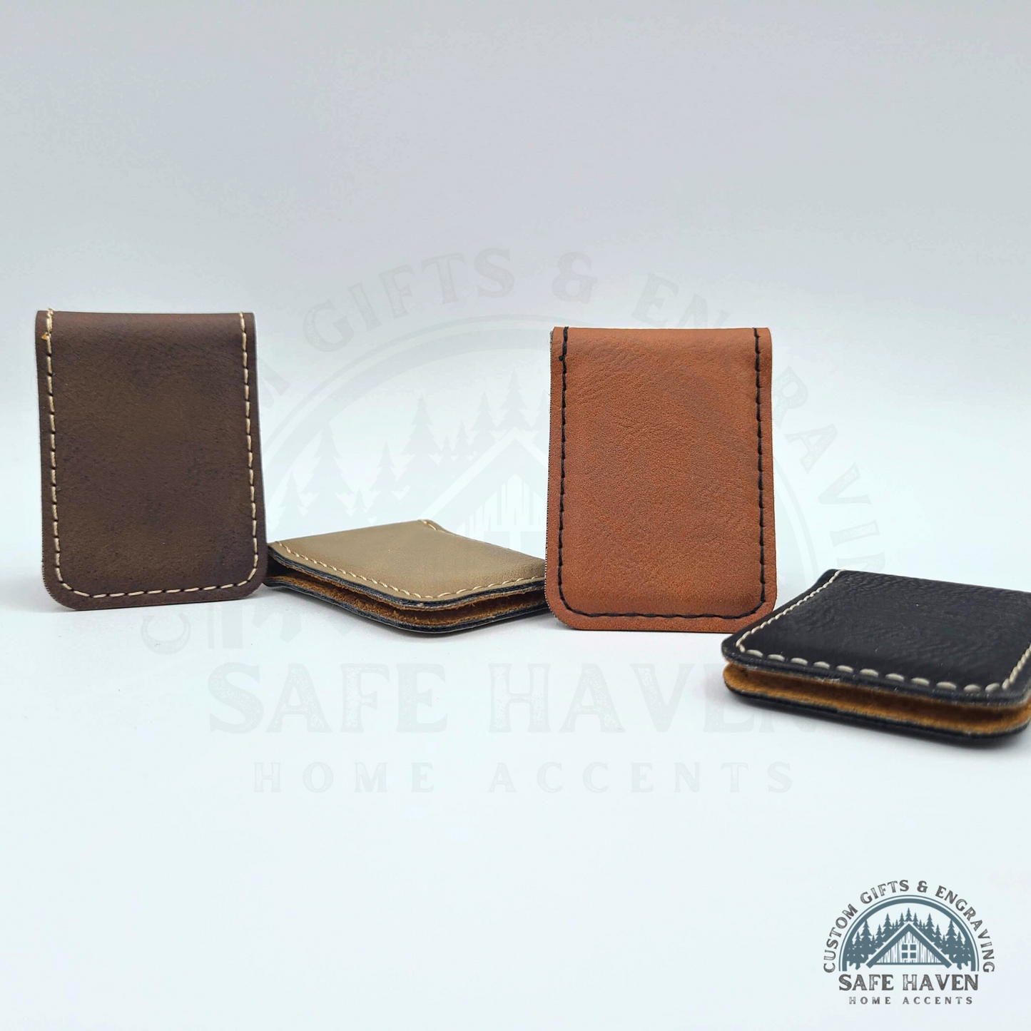 Leatherette Money Clips