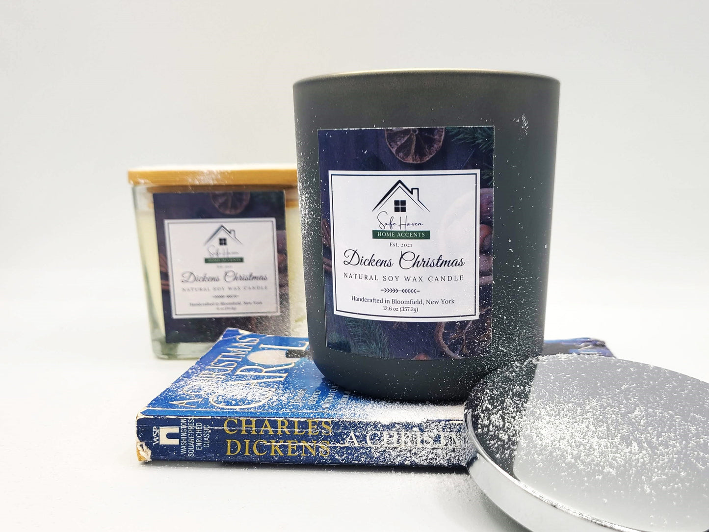 Dickens Christmas Natural Soy Wax Candle
