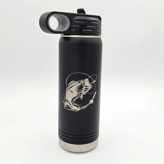 Fish On Stainless Steel Water Bottles