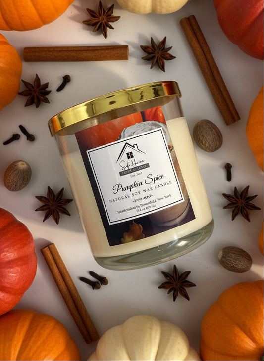 Pumpkin Spice Natural Soy Wax Candle