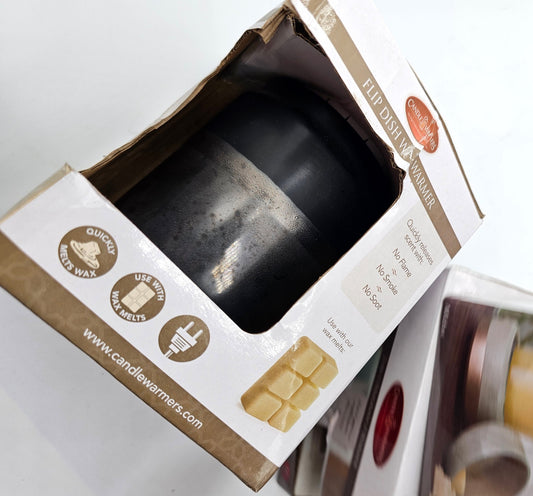 Clearance Black Dipped Flip Dish Wax Warmer