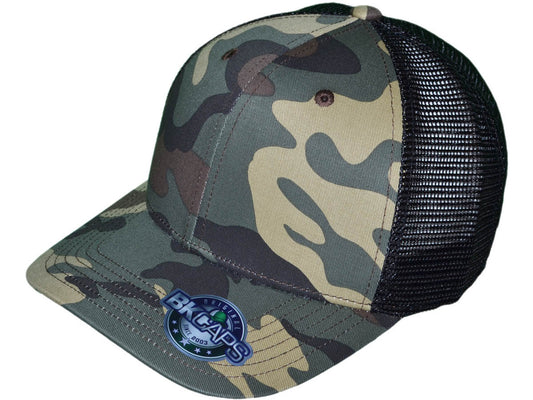 Mid Profile Camo Trucker Hat