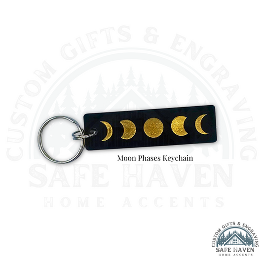 Moon Phase Keychains