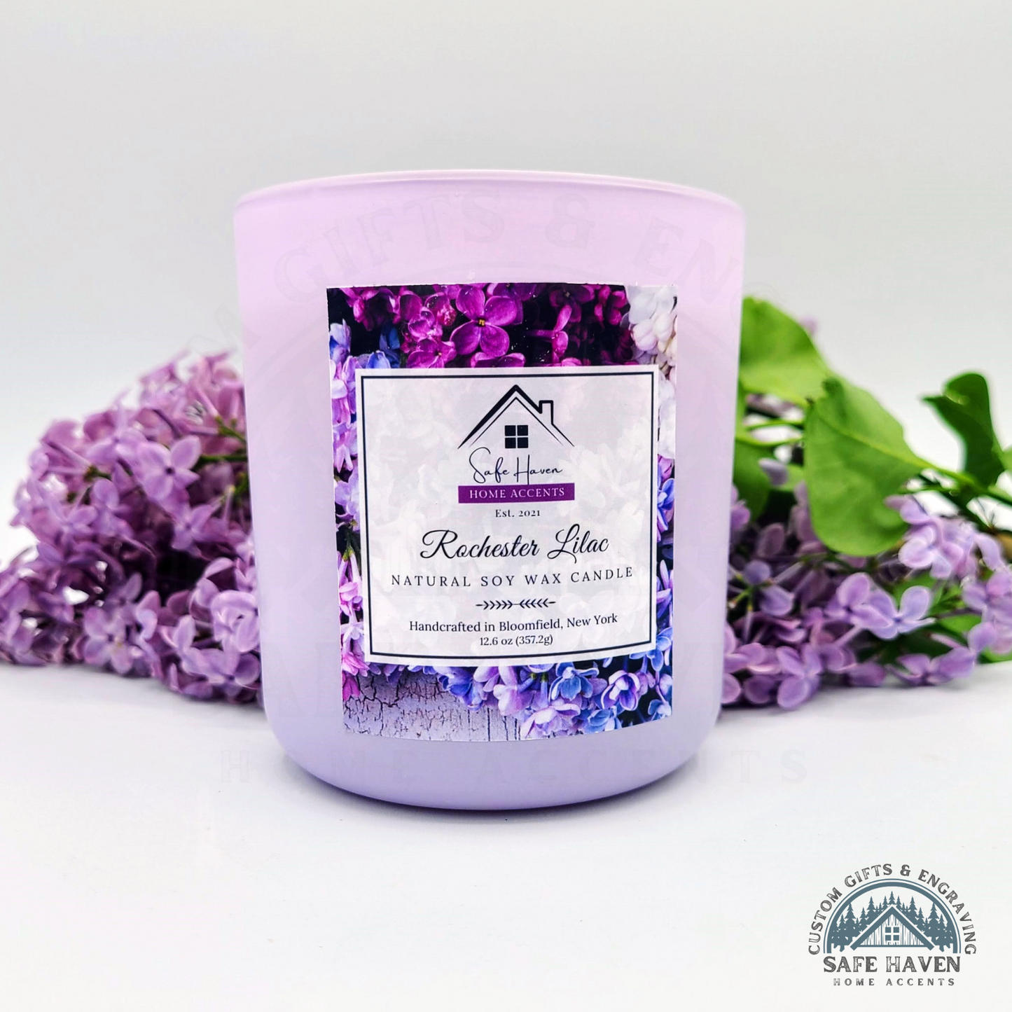 Rochester Lilac Natural Soy Wax Candle