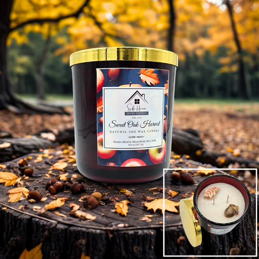Sweet Oak Harvest Natural Soy Wax Candle