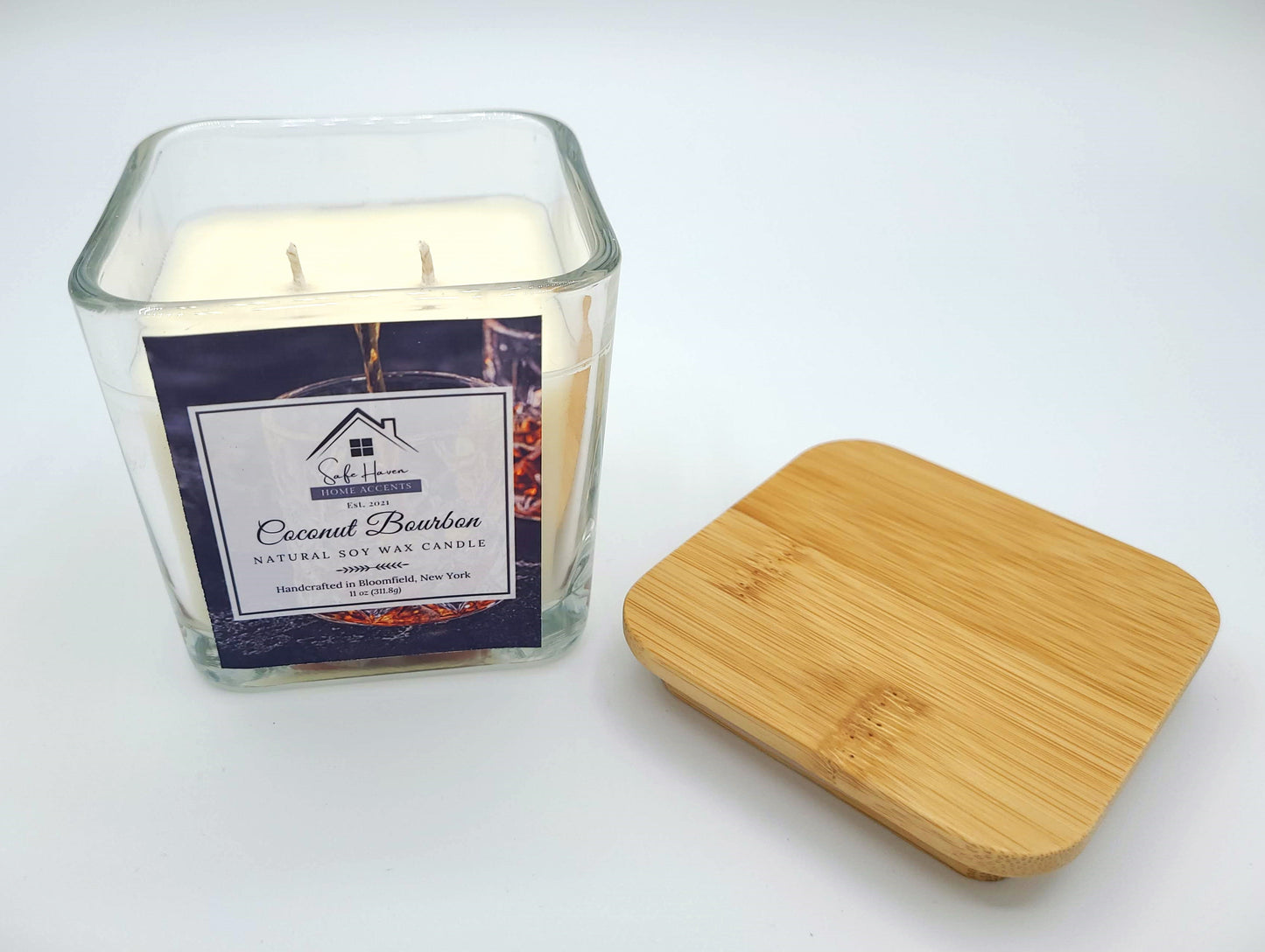 Coconut Bourbon Natural Soy Wax Candle