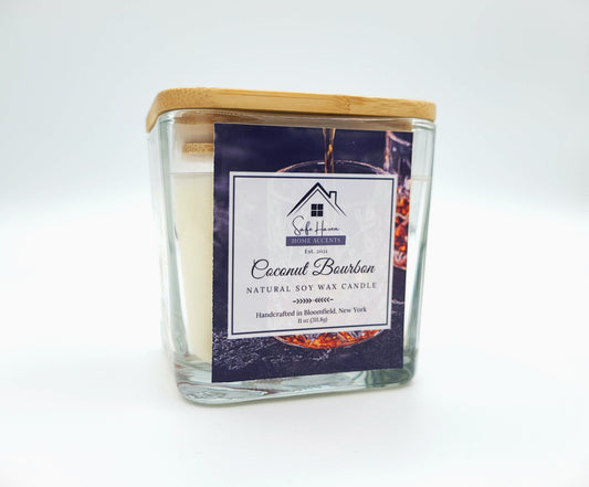 Coconut Bourbon Natural Soy Wax Candle