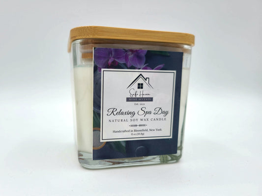 Relaxing Spa Day Natural Soy Wax Candle