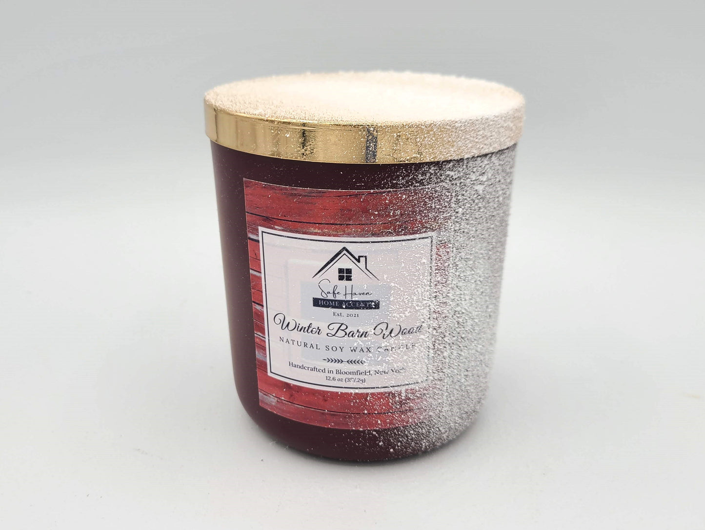 Winter Barn Wood Natural Soy Wax Candle