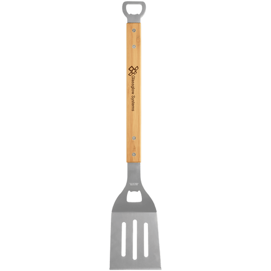 Bamboo BBQ Spatula with Bottle Opener