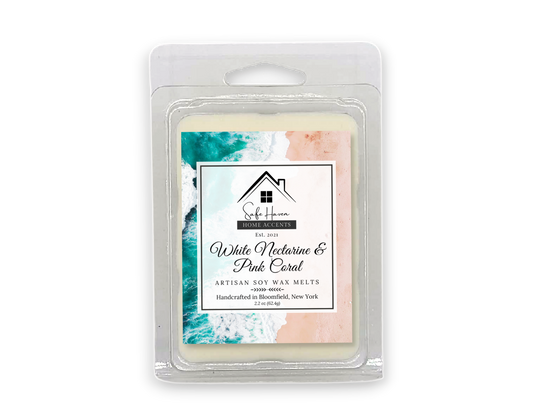 White Nectarine & Pink Coral Soy Wax Melts